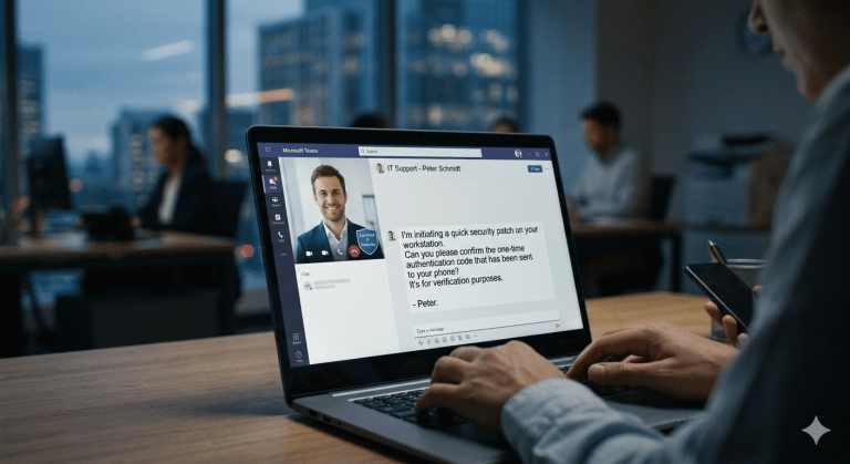 Hackere utgir seg for å være IT-support på Microsoft Teams