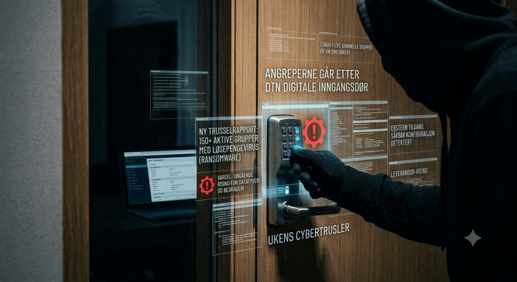 Cybertrusler: Angriperne går etter bedriftens digitale inngangsdør